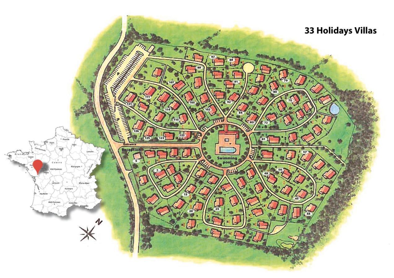Eurl Forges 33 Villa Les Forges  Exteriör bild